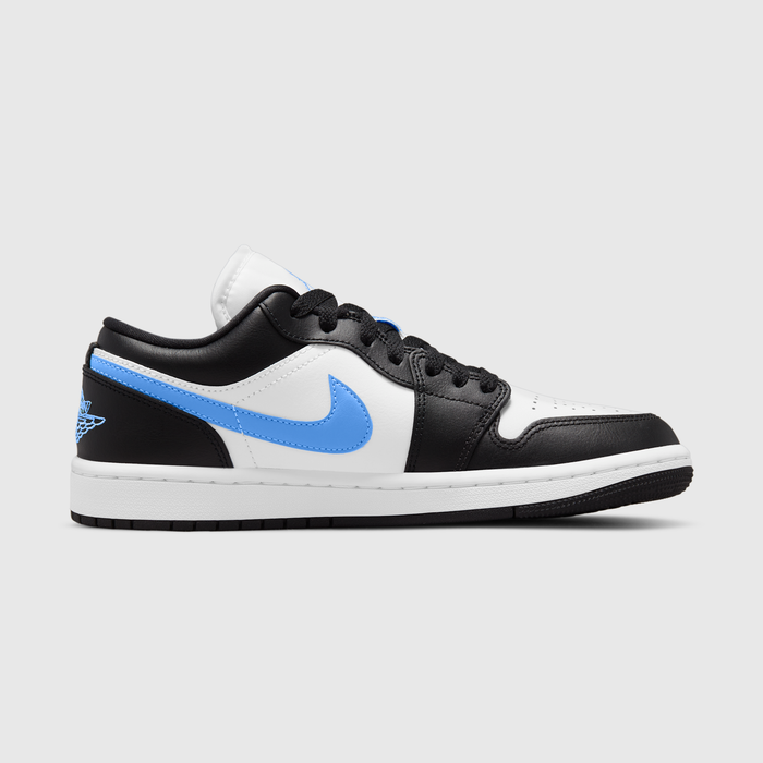 Jordan 1 Low Black University Blue White (Women's)
