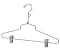 16" Salesman Suit Hanger -Chrome Finish - Swivel Neck -With Loop - Lot of 100