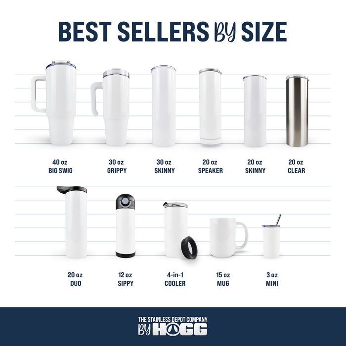 40oz Sublimatable Big Swig Tumbler