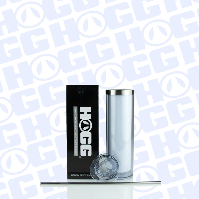 20oz Sublimation Blank Skinny Snow Globe Tumbler Case (24 Units)