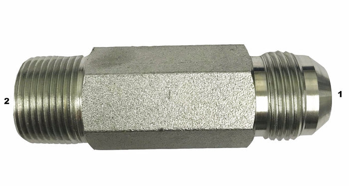 2404-L  |  Male JIC to Male Pipe Adapter - Long