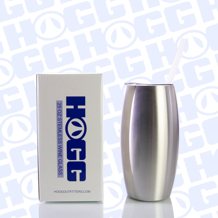 25oz Stemless Tumbler W/Straw Case (25 Units) — Packaging