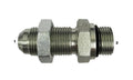 2709-LN  |  Male JIC to Male O-Ring Bulkhead Adapter with Locknut