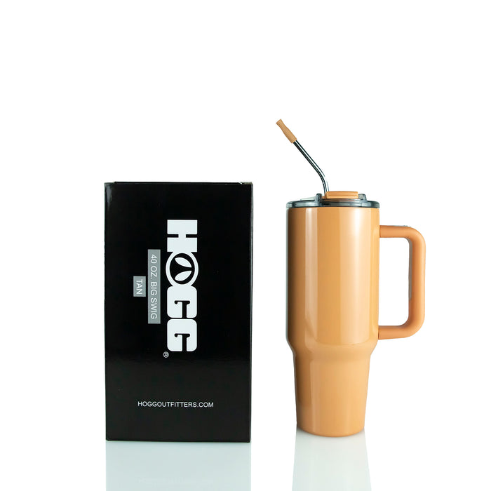 40oz Sublimatable Big Swig Tumbler Case (24 Units) - Tan | Tan