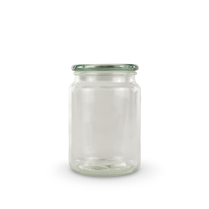 750ml Sublimatable Glass Jar Case (25 Units) - Clear