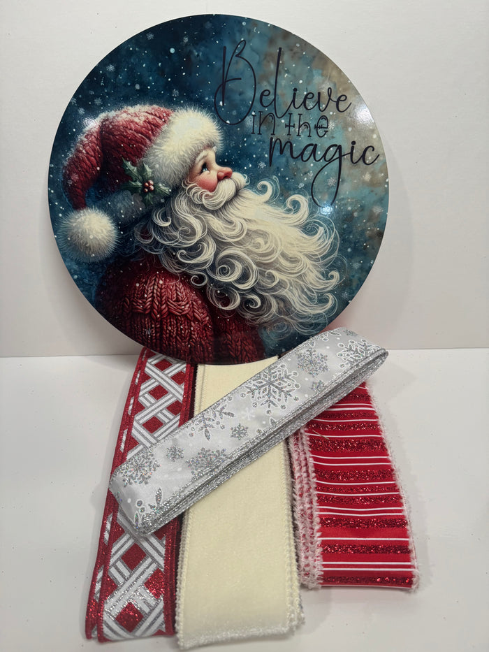 #877 Christmas Sign and Ribbon Bundle