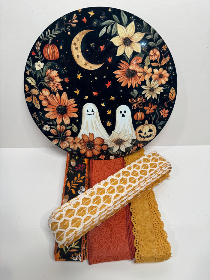 #879 Halloween Sign and Ribbon Bundle