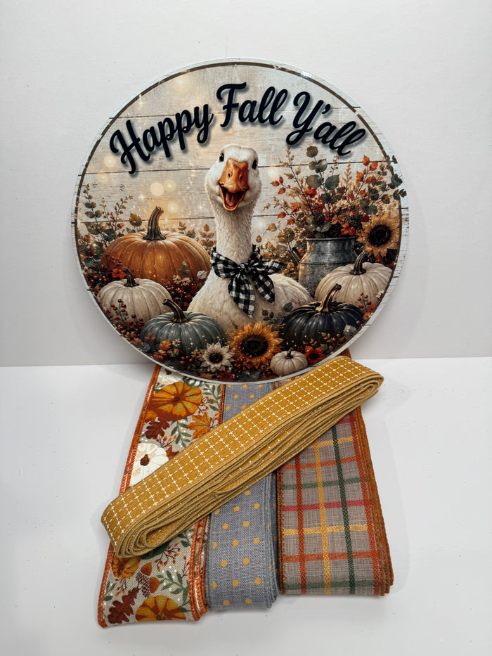 #884 Fall Sign and Ribbon Bundle