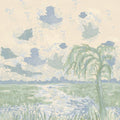 A La Mer in Garden Wallpaper SWATCH