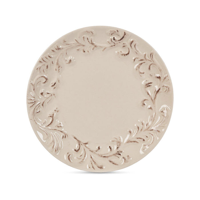 Acanthus Stoneware Dinner Plates Set/4