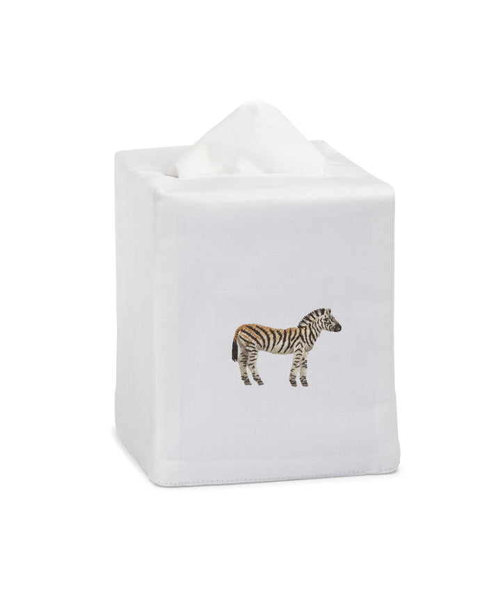 African Zebra Tissue Box Cover