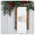 Angel Tea Towel, Holiday Tea Towel, Christmas Kitchen Décor, Christmas Party Décor