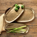 Antique Gold Iron Trays Set/3