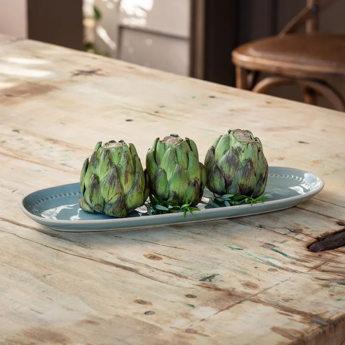 Araucana Green Serving Platters Set/8