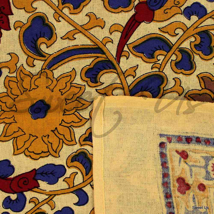 Sunflower design yellow table cloth table spread
