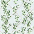 Bamboo Jasmine in Sky Wallpaper SWATCH