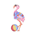 BB 1646 - By the Sea - Flamingo with Beach Ball