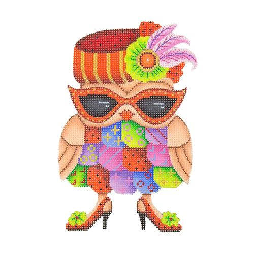 BB 1787 - Owl - Red Hat & Shoes