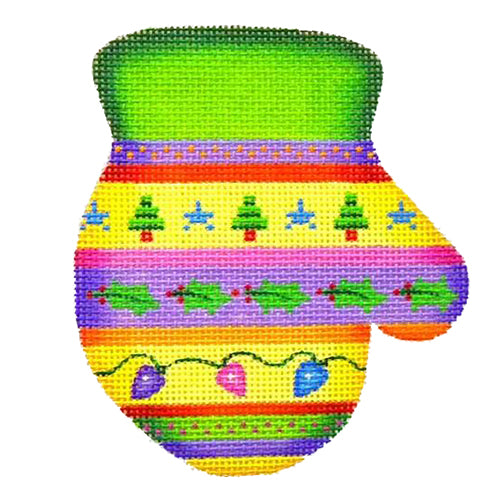 BB 2088 - Mitten - Horizontal Patterned Stripes (R)