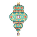 BB 2792 - Jeweled Christmas Ball - Aqua
