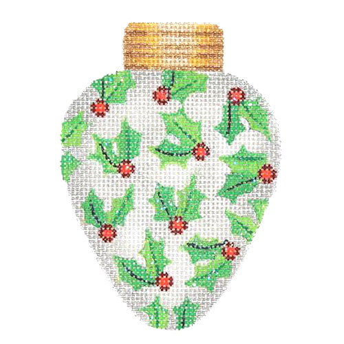 BB 2816 - Christmas Light - Silver with Holly