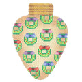 BB 2824 - Christmas Light - Gold with Wreaths
