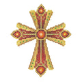 BB 2873 - Cross - Gold & Red