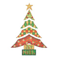 BB 2901 - Patterned Tree - Joy, Noel