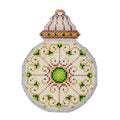 BB 3230 - White & Gold Ornament - Emerald Jewels