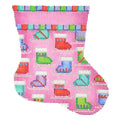 BB 6000 - Mini Stocking - Pink with Skates