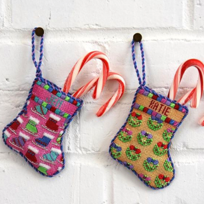 BB 6000 - Mini Stocking - Pink with Skates