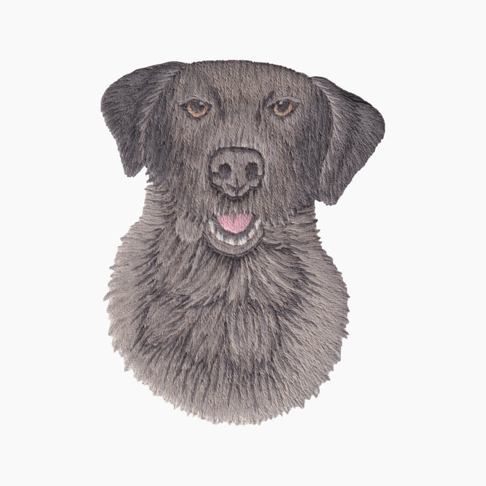 Black Lab Hand Towel