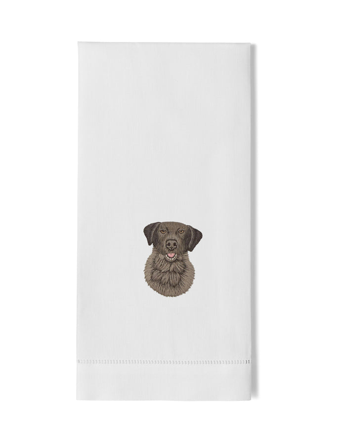 Black Lab Hand Towel