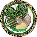 Blessed Sign, St Patrick's Day Design, Wreath Attachment, Wreath Center