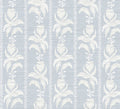 Blocked Tulips in Blue Fabric SWATCH