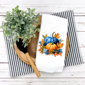 Blue Pumpkin Tea Towel, Fall Tea Towel, Fall Kitchen Décor, Fall Party Décor