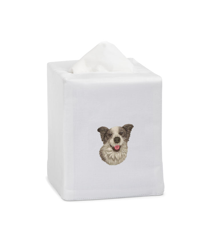 Border Collie Tissue Box Cover