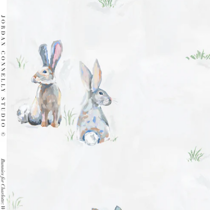 Bunnies for Charlotte Wallpaper SWATCH