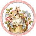 Bunny Sign, Spring Sign, Wreath Sign, Wreath Center