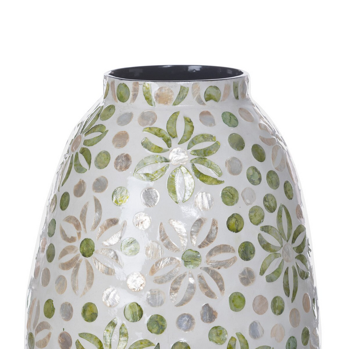 Capraia Coast Large Floral Vase Capiz