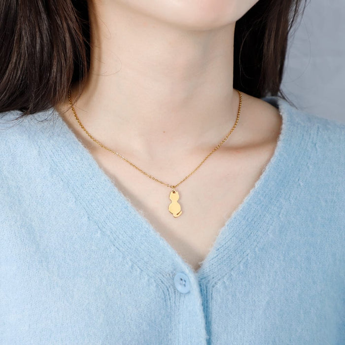 Cat Name Necklace Myron Necklace MelodyNecklace