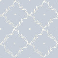 Celestial Trellis in Blue Fabric SWATCH