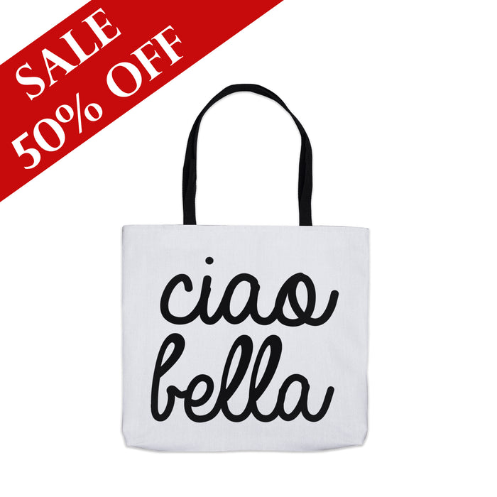 Ciao Bella Tote Bag WHITE - SALE