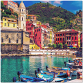 Cinque Terre Laminated Scenic Placemat