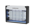 CLEENWOOD CW-950 Electric Insect Killer, showing the enclosed metallic/plastic grid and the UV light tube inside, with the base collection tray visible.