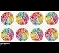 Color Wheel Remix Panel in Ivory - Day Art Theory  - by Alison Glass with Andover Fabrics