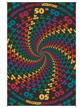 Cotton Woodstock Music Festival 50th Anniversary Spiral Tapestry Wall Art - Sweet Us