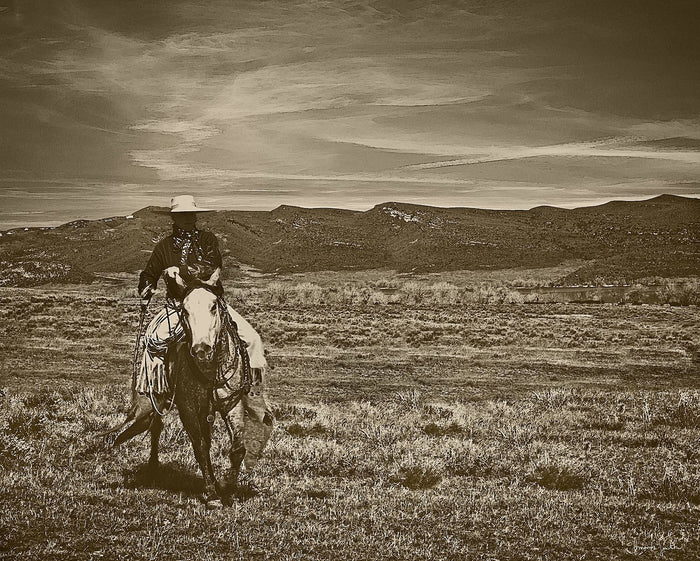 Cowboy Ride Canvas Print