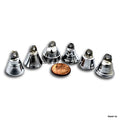 Brass Bells One Dozen Chrome Plated Wedding, Motorcycle Bell Christmas Decor - Sweet Us