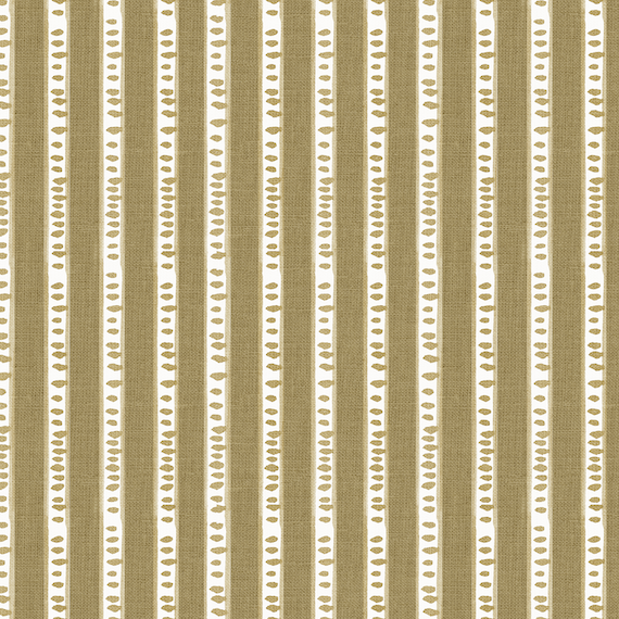 Dot Stripe in Ochre Custom Pillow